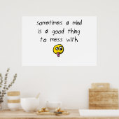Poster Mess with a Mind (Cuisine)