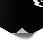 Poster Message binaire d'Arecibo 1974 (Coin)