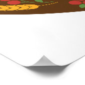 Poster Message bon thanksgiving (Coin)