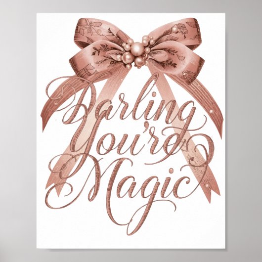 Poster Message Chic d'Amour de Soi et d'Autorisation (Devant)