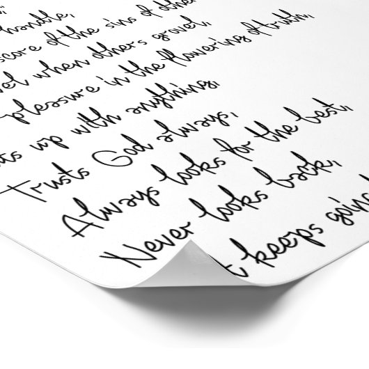 Poster Message d'amour (Coin)