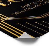 Poster Message dans un panneau Mariage de bouteille | Gat (Coin)