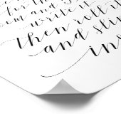 Poster Message dans une bouteille - Alternative au livre (Coin)