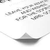 Poster Message Dans Une Bouteille Conseils Souhaite Fête (Coin)