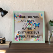 Poster Message d'appréciation des meilleurs amis