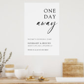 Poster Message de bienvenue pour la veille de mariage la  (Cuisine)