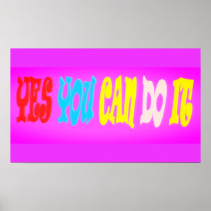 POSTER MESSAGE DE COULEURS CLAIRES POUR AMÉLIORER ET ENCO