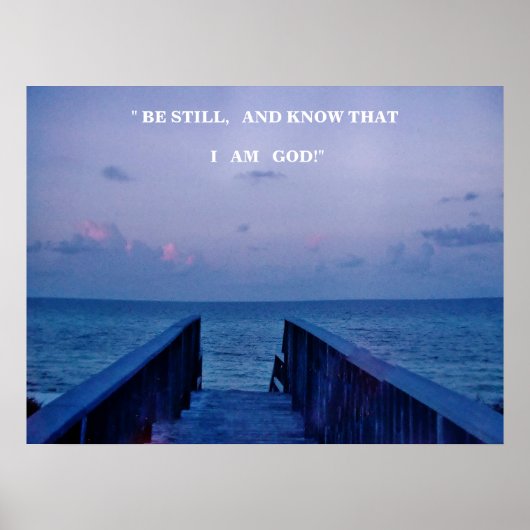 POSTER MESSAGE DE DIEU (POUR VOUS) (Devant)