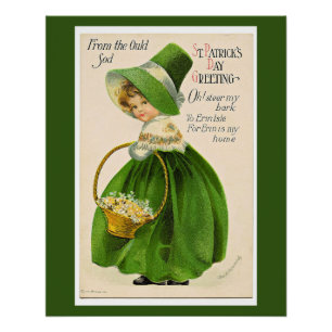 Poster Message de la Saint-Patrick,