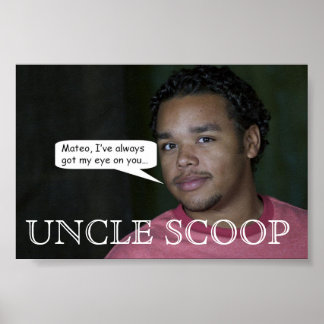 Poster Message de l'oncle Scoop à Mateo