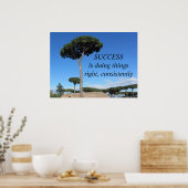 Poster Message de motivation de réussite (Cuisine)