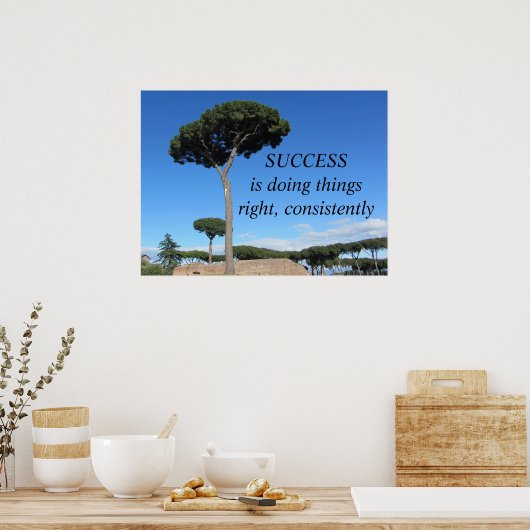 Poster Message de motivation de réussite (Cuisine)