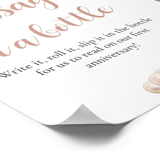 Poster Message de perles et de poursuites dans un jeu de (Coin)