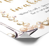 Poster Message de perles et de poursuites dans un jeu de (Coin)