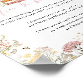 Poster Message du livre d'histoire du Fleur sauvage des s (Coin)