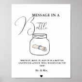 Poster Message Mariage moderne dans une enseigne de livre (Devant)