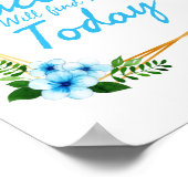 Poster message positif pour l'autogestion (Coin)