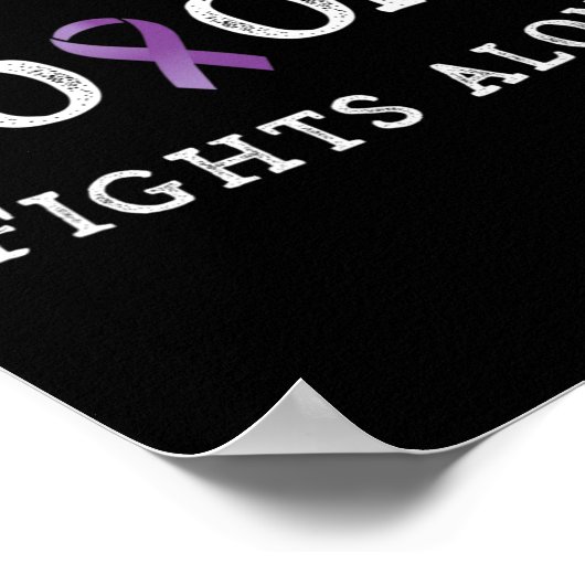 Poster Message positif Sensibilisation au cancer pancréat (Coin)