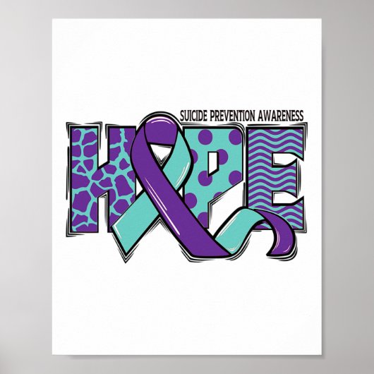 Poster Message sur la santé mentale de Hope (Devant)