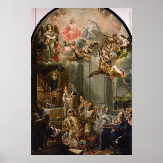 Poster Messe pour l'Ordre des Trinitéens, 1666 (Devant)