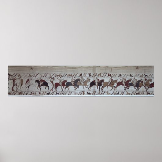 Poster Messenger apporte des nouvelles de l'armée normand (Devant)