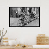 Poster Messenger Boy and Bicycle 1911 (Cuisine)