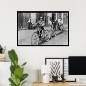 Poster Messenger Boy and Bicycle 1911 (Bureau à domicile)