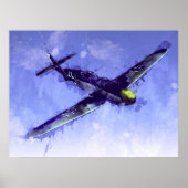 Poster Messerschmitt Bf 109 (Devant)