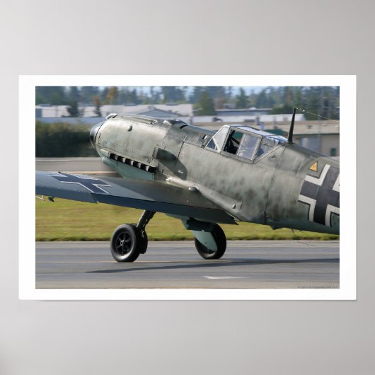 Poster Messerschmitt Bf-109E-3 Emil (Devant)