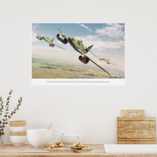 Poster Messerschmitt Me 262 (Cuisine)