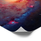 Poster Messier M106 Galaxie Spirale Photo Espace (Coin)