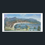 Poster Messine<br><div class="desc">Image : 59658 Messine - une vue panoramique du port. Ruiz Melgarejo,  Juan (18ème siècle). Collection privée,  Photo © Bonhams,  Londres,  Royaume-Uni. Art,  Art.</div>