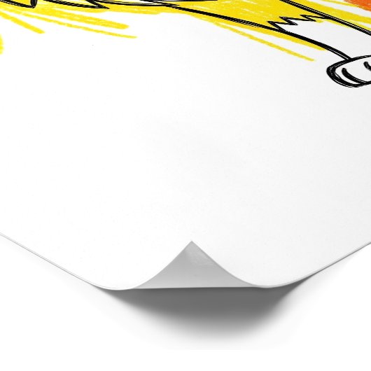 Poster Messy Crayon Art (Coin)