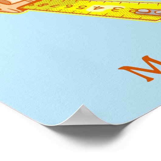 Poster Mesure de bande système de mesure (Coin)