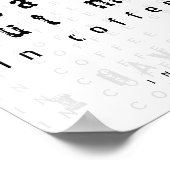 Poster Mesure de ma vie avec cuillères à café | Devis (Coin)