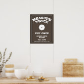 Poster Mesure Deux fois IV (Cuisine)