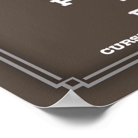 Poster Mesure Deux fois IV (Coin)