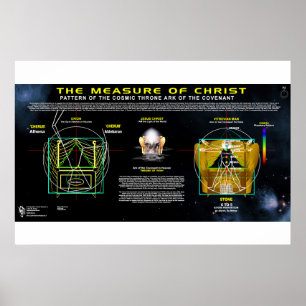 Poster Mesure du Christ - arche de motif d'engagement