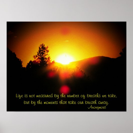 Poster Mesuré Par Moments (Devant)