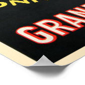 Poster met  Adverteren wijn (Hoek)