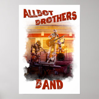 poster met Allbot Brothers Band van BSR