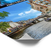 Poster met Amsterdam (Hoek)