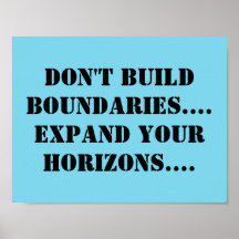 Poster met bericht van binnenkomst