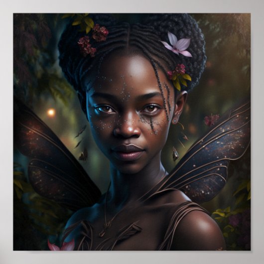 poster met 'Black Butterfly' (Voorkant)