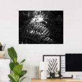 Poster met blikseminslag (Thuiskantoor)