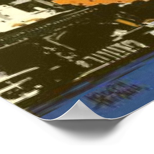 Poster met Cool  New York Print (Hoek)