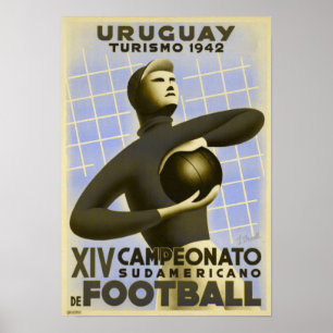 Poster met  Copa de America Soccer Print