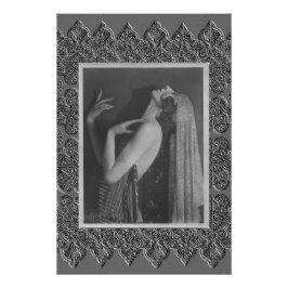 Poster met  danser perfect poster