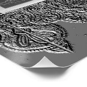 Poster met  danser perfect poster (Hoek)