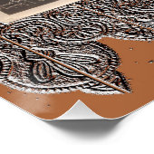 Poster met  danser perfect poster (Hoek)